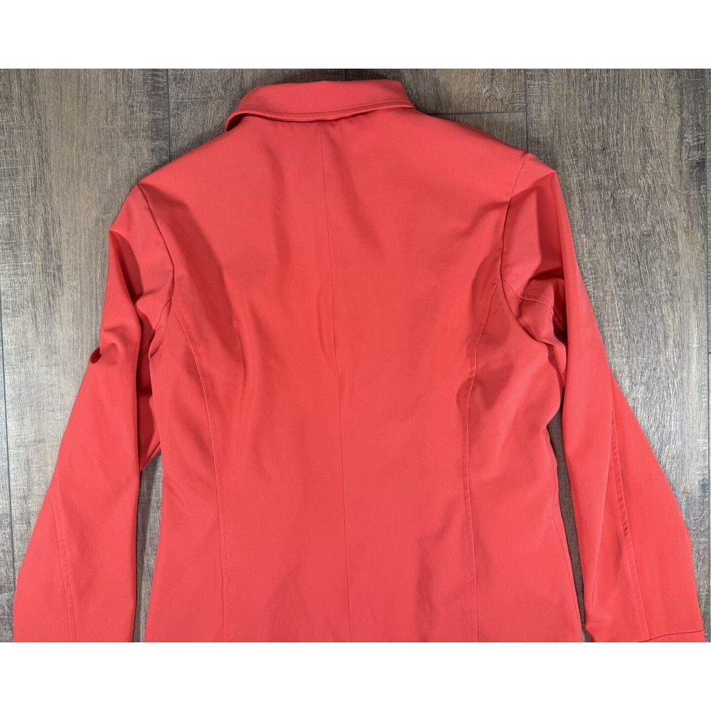 Nike Golf Women's Jacket Pink Salmon Trench Button Up Coat Size Small Long - Picture 5 of 12